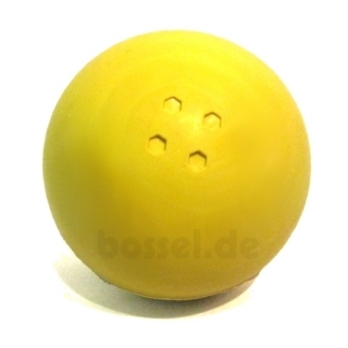Boßelkugel gummi 10.5cm gelb (Hobby)