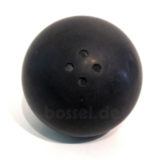 Boßelkugel gummi 10.5cm schwarz (Hobby)