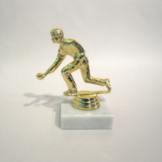 Boßlerfigur gold Herren
