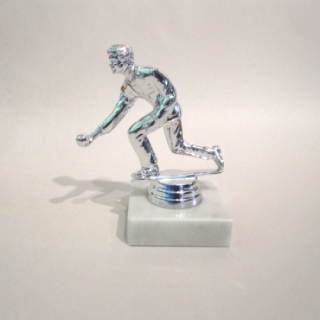 Boßlerfigur silber Herren