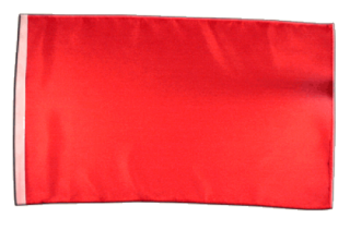 Fahne, Flagge 45x30 rot uni