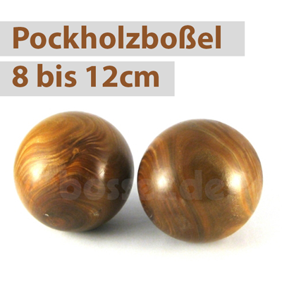 Boßelkugeln Pockholz