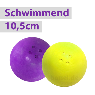 Schwimmende Boßelkugeln