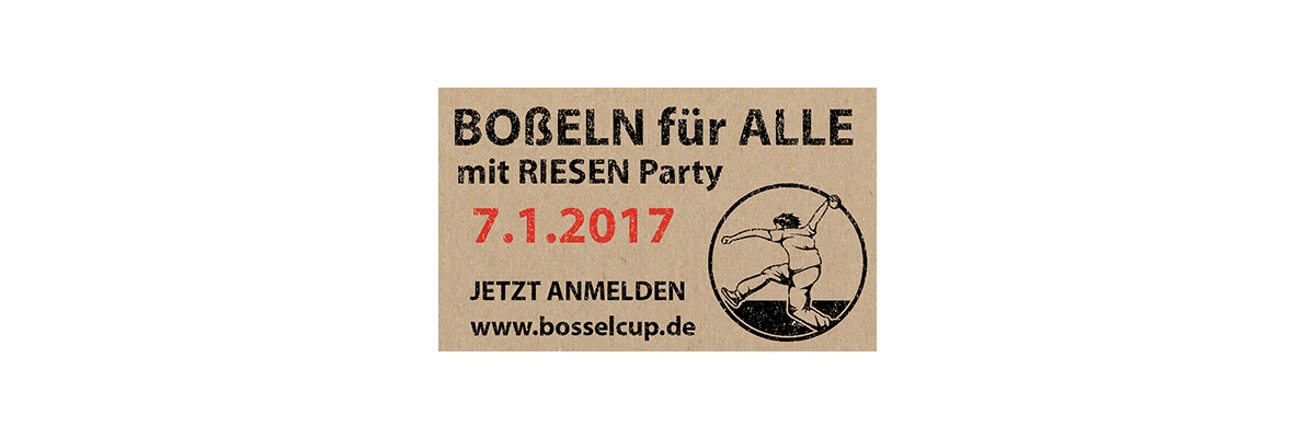 Boßeln für ALLE am 7.1.2017 - 