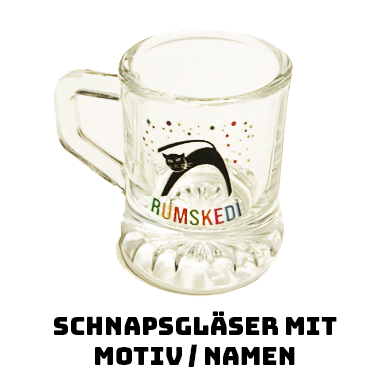 Schnapsglas mit Logo