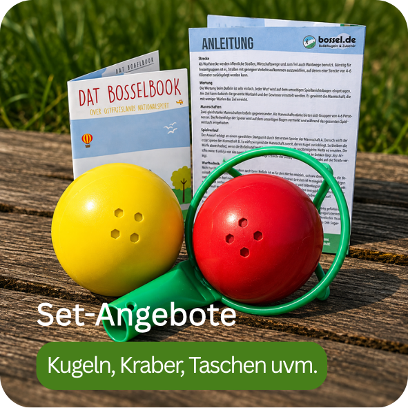 Set Angebote mit Kugeln, Kraber und Tasche