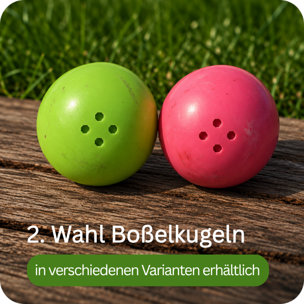 Boßelkugeln aus zweiter Wahl
