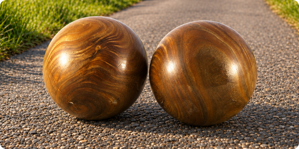 holz bosselkugeln