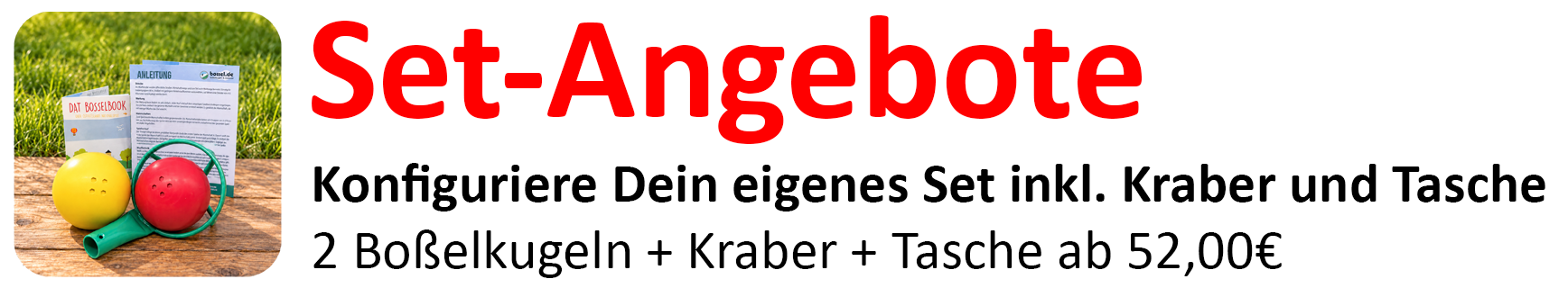 Bosselkugeln Sets