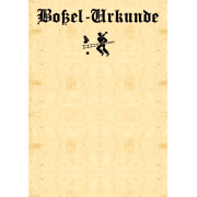 10x Boßel-Urkunde - Boßeln - Boßler -...
