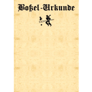 10x Boßel-Urkunde - Boßeln - Boßler -...