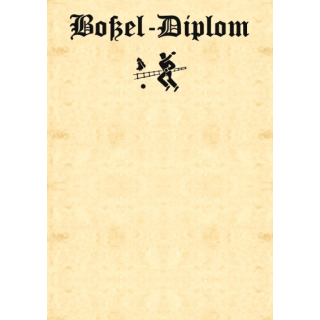 10x Boßel-Diplom - Boßeln - Boßler - Urkunde v3.4