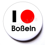 Button I love Boßeln (Kugel)