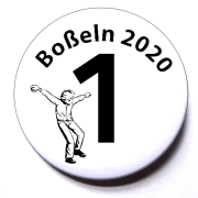 Button 1. Sieger Boßeln