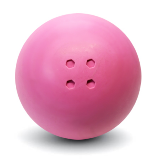 Boßelkugel gummi 10.5cm pink (Hobby) 2.Wahl