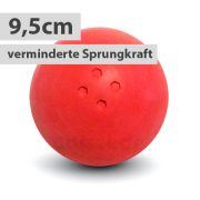 Boßelkugel für Kinder 9.5cm rot verminderte...