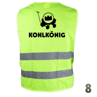 Warnweste "Kohlkönig 8"