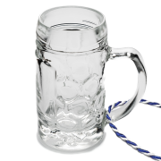 Bierkrug mit Kordel - Mini Schnapsglas - Bayern - Seidel