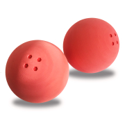 Boßelkugel 10,5cm rot (raue Oberlfäche)