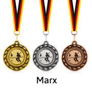 Medaille Marx 50mm 9182 Boßeln