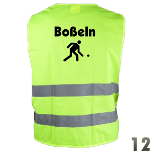 Warnweste "Boßeln / Boßler" Nr.12