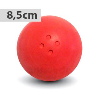 Boßelkugel für Kinder 8.5cm rot (Hobby)