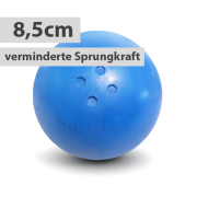 Boßelkugel für Kinder 8,5cm blau  verminderte...