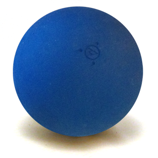 Boßelkugel aus Gummi WV 11,5cm blau 800g (HALLE)