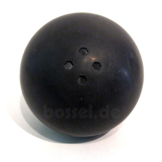 Boßelkugel gummi 10.5cm schwarz (Hobby)  2.Wahl