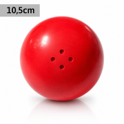 Boßelkugel gummi 10.5cm rot (Hobby)