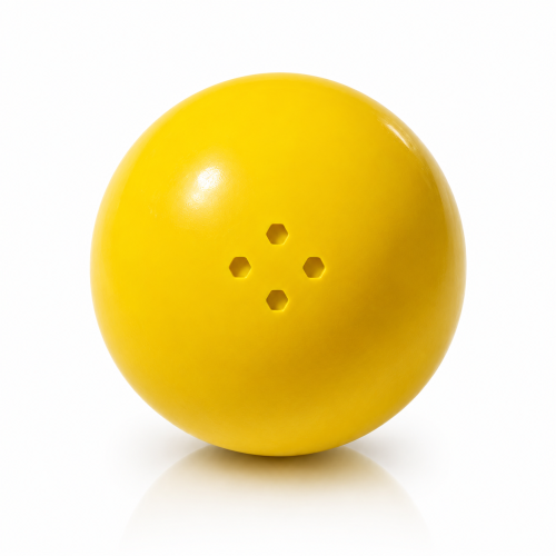 Boßelkugel gummi 10.5cm gelb (Hobby), 25,00 €
