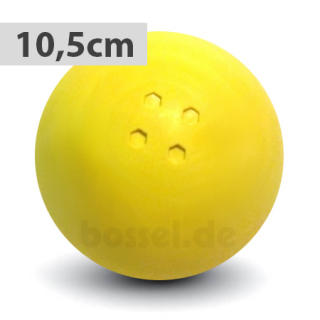 Boßelkugel gummi 10.5cm gelb (Hobby)