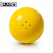 Boßelkugel gummi 10.5cm gelb (Hobby)