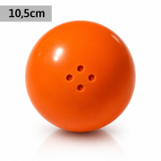 Boßelkugel gummi 10.5cm orange (Hobby)