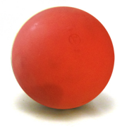 Boßelkugel aus Gummi WV 11,5cm rot 800g (HALLE)