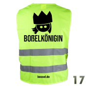 Warnweste Boßelkönigin...