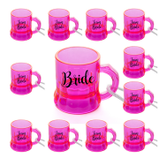 11x Schnapsglas Team Bride JGA - 1x Bride zum...