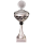 Pokal silber-schwarz 36cm Ø14cm E1492