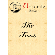 20x  individuelle Urkunde Boßeln v3.9