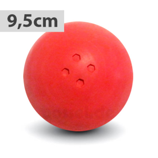 Boßelkugel für Kinder 9.5cm rot (Hobby)