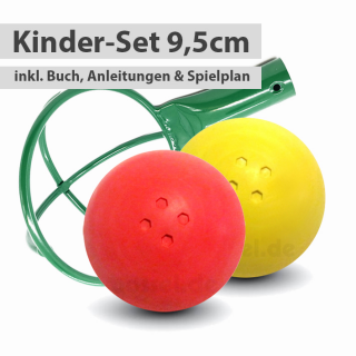 Kinder-Set - 2 Boßelkugeln 9,5cm