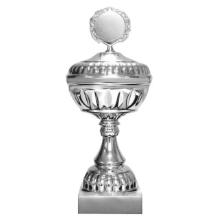 Pokal Sascha 32,6cm silber Marmor 100x30mm E966