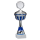 Pokal Paul 29,4cm silber/blau Marmor 70x30mm E1202