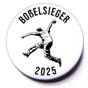 Button Boßelsieger mit Jahreszahl Motiv 107