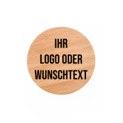 Flaschenöffner (3) mit Text oder Logo rund 6,4cm