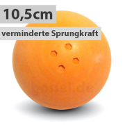 Boßelkugel 10,5cm ORANGE verminderte Sprungkraft...