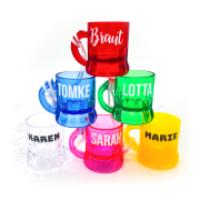 Schnapsglas Henkel 30774 Kunststoff bedruckt, veredelt,...