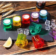 Schnapsglas Henkel 30774 Kunststoff bedruckt, veredelt, mit Namen