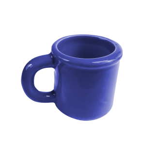 Keramikschnapsglas für lustige Partys, blau