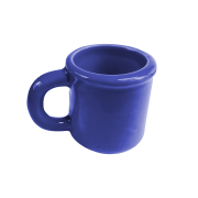 Keramikschnapsglas für lustige Partys, blau